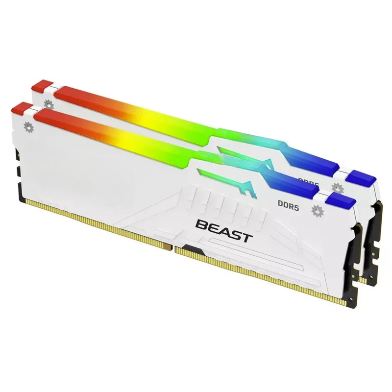 Kingston FURY White RGB 32G(2x - 64Gb Ddr5 6000Mhz Cl30 2X32Gb Desktop ulasan dan harga